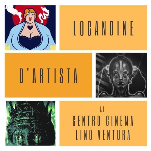 Locandine d'artista al Centro Cinema Lino Ventura