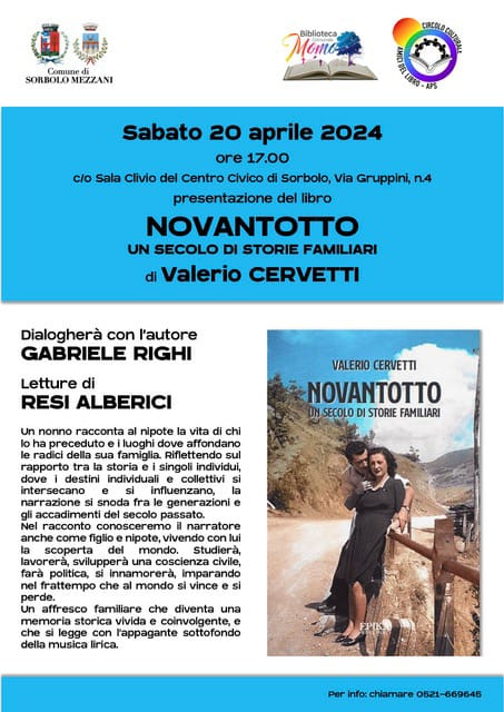 Incontro con l'autore Valerio Cervetti
